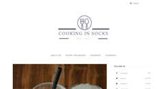 Desktop Screenshot of cookinginsocks.com