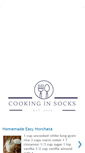 Mobile Screenshot of cookinginsocks.com